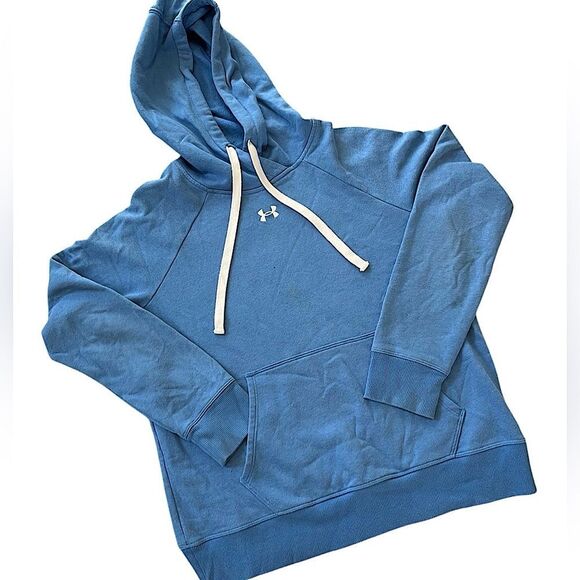 Under Armour Women’s Blue Hoodie Sweatshirt Small - Picture 1 of 10